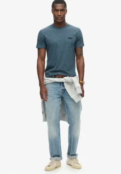 Herren Superdry Essential T-Shirt aus Bio-Baumwolle mit Logo