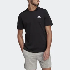 Herren Adidas Essentials Embroidered Small Logo T-Shirt