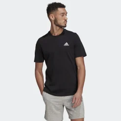 Herren Adidas Essentials Embroidered Small Logo T-Shirt