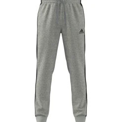 Herren Adidas Essentials French Terry Tapered Cuff 3-Streifen Hose