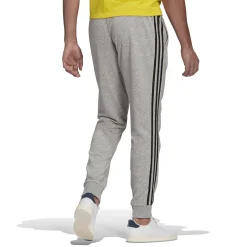 Herren Adidas Essentials French Terry Tapered Cuff 3-Streifen Hose