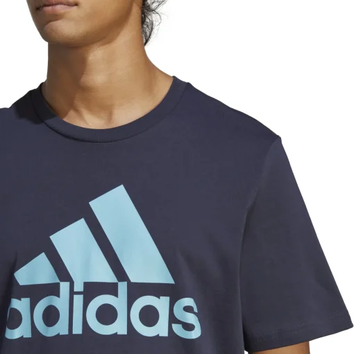 Herren Adidas Essentials Single Jersey Big Logo T-Shirt