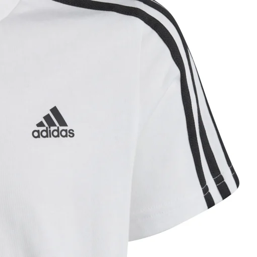 Kinder Adidas Essentials 3-Streifen Cotton T-Shirt