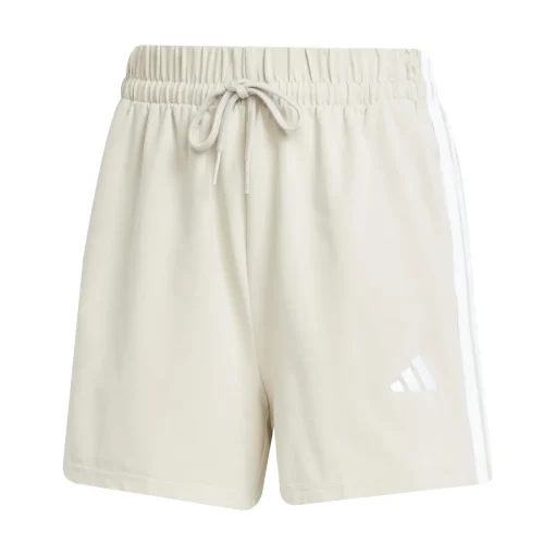 Damen Adidas Essentials 3-Streifen Cotton Shorts