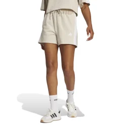 Damen Adidas Essentials 3-Streifen Cotton Shorts