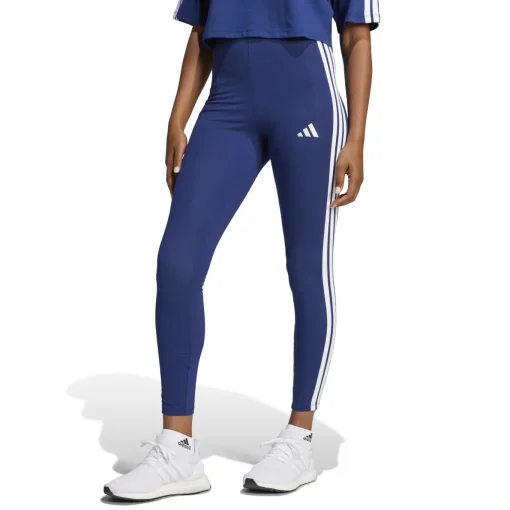 Damen Adidas Essentials 3-Streifen Cotton Leggings