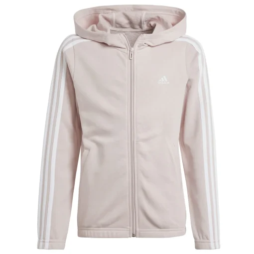 Kinder Adidas Essentials 3-Streifen Full-Zip Kapuzenjacke