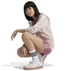 Kinder Adidas Essentials 3-Streifen Full-Zip Kapuzenjacke