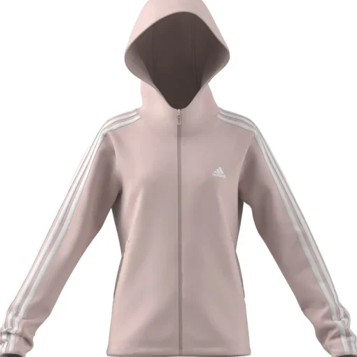 Kinder Adidas Essentials 3-Streifen Full-Zip Kapuzenjacke