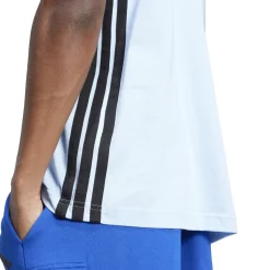Herren Adidas Essentials 3-Streifen Single Jersey T-Shirt