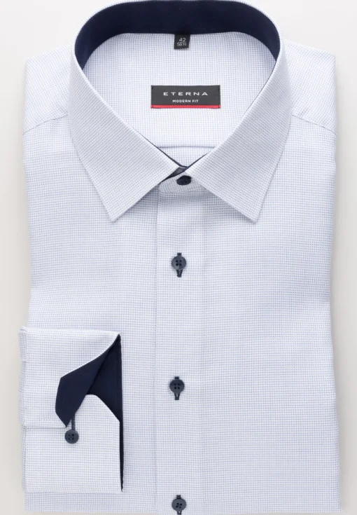 Herren Eterna Hemd Modern Fit