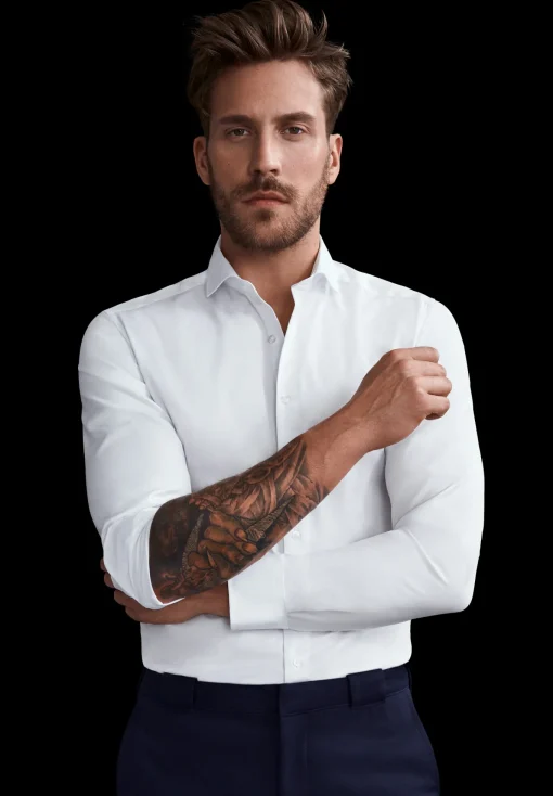 Herren Eterna Hemd Slim Fit