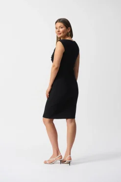 Damen Ribkoff Etuikleid mit Jacquard-Muster und geometrischem Print