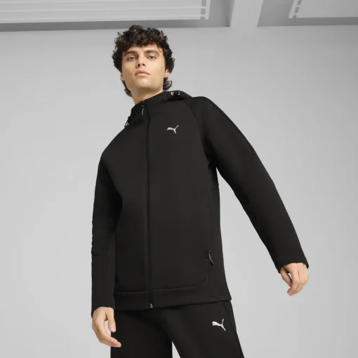 Herren Puma EVOSTRIPE Kapuzenjacke Herren