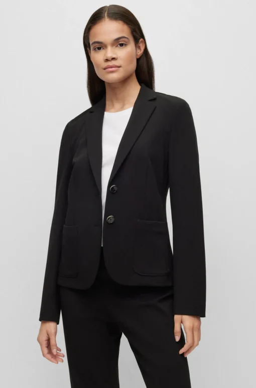 Damen Boss Extra Slim-Fit Blazer aus Stretch-Gewebe