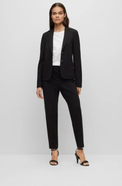 Damen Boss Extra Slim-Fit Blazer aus Stretch-Gewebe
