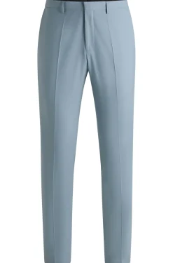 Herren Hugo Red Extra Slim-Fit Hose aus Stretch-Popeline aus Woll-Mix