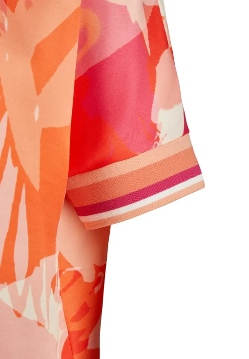 Damen Lecomte Farbenfrohe Bluse mit floralem Print