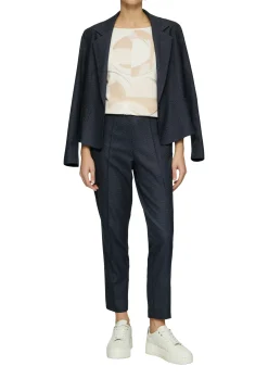 Damen s.Oliver BLACK LABEL Fein gepunkteter Blazer mit großen Taschen