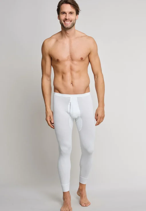 Herren Schiesser Feinripp Hose lang