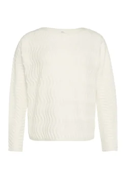 Damen s.Oliver BLACK LABEL Feinstrickpullover mit Wellenstruktur
