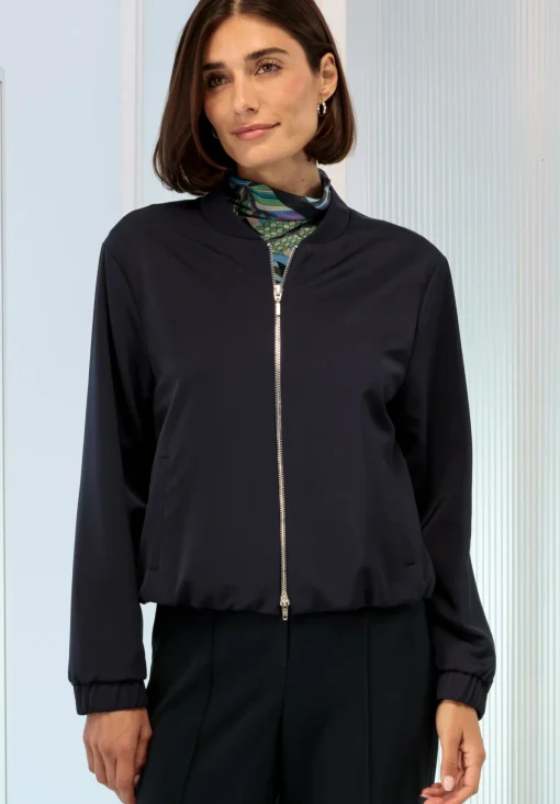 Damen Bianca Feminine Blousonjacke mit coolem Metallzipper