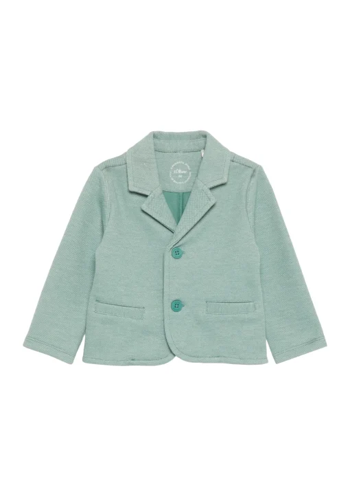 Kinder s.Oliver Festiver Blazer aus strukturierter Sweatware