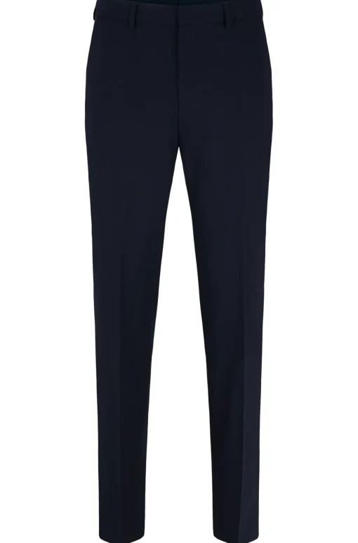 Herren Boss FILIGRAN GEMUSTERTE REGULAR-FIT HOSE AUS STRETCH-GEWEBE
