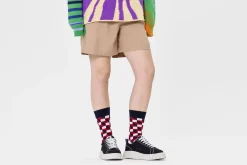 Damen Happy Socks Filled Optic Sock