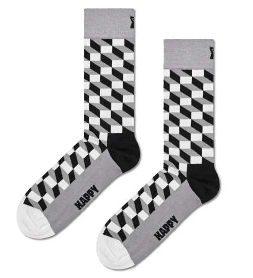 Damen Happy Socks Filled Optic Sock