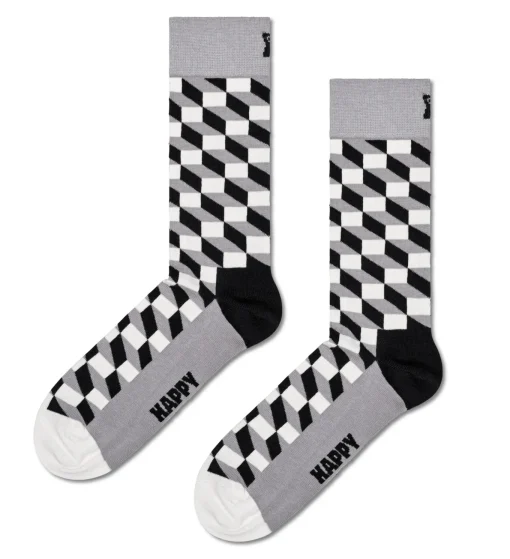 Damen Happy Socks Filled Optic Sock