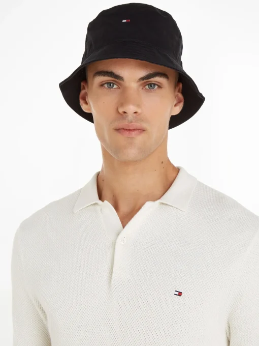 Herren Tommy Hilfiger Fischerhut mit aufgestickter Flag