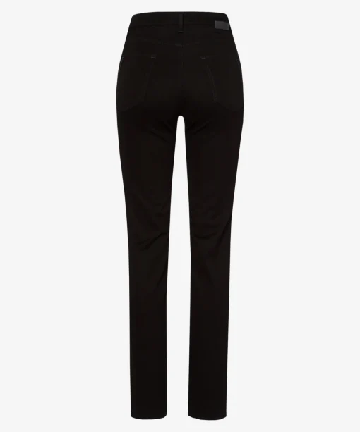 Damen Brax Five-Pocket-Hose in Baumwollsatin
