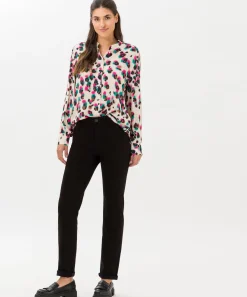Damen Brax Five-Pocket-Hose in Baumwollsatin