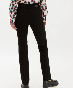 Damen Brax Five-Pocket-Hose in Baumwollsatin
