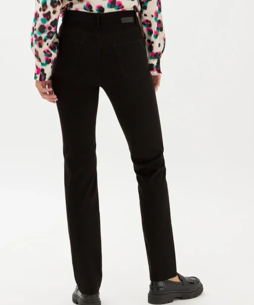 Damen Brax Five-Pocket-Hose in Baumwollsatin