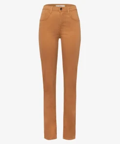 Damen Brax Five-Pocket-Hose in Baumwollsatin