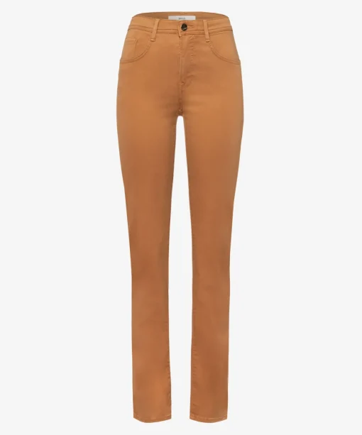 Damen Brax Five-Pocket-Hose in Baumwollsatin