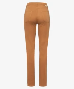 Damen Brax Five-Pocket-Hose in Baumwollsatin