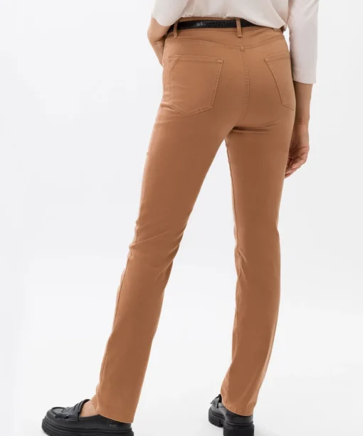 Damen Brax Five-Pocket-Hose in Baumwollsatin