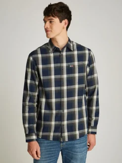 Herren Tommy Jeans Flanellhemd