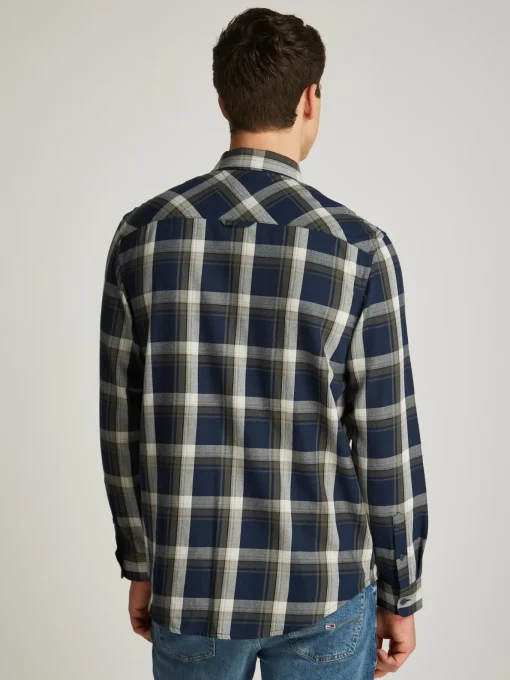Herren Tommy Jeans Flanellhemd