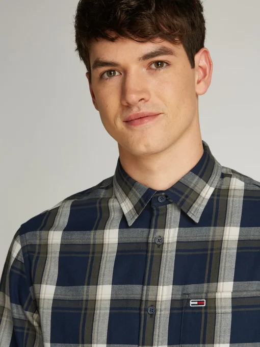 Herren Tommy Jeans Flanellhemd