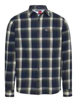 Herren Tommy Jeans Flanellhemd