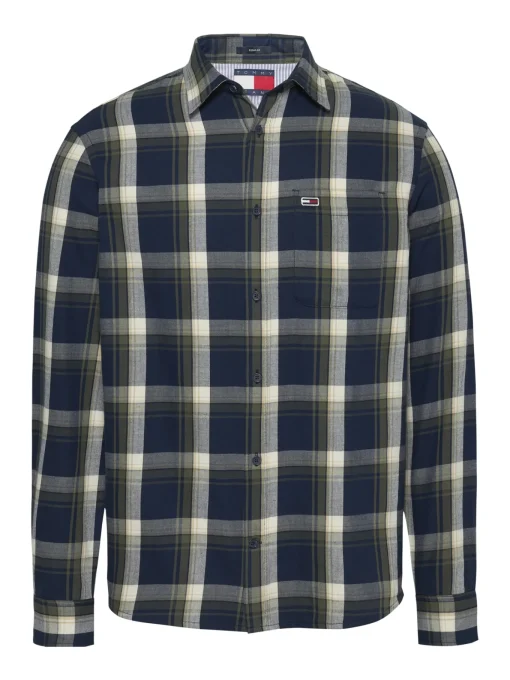 Herren Tommy Jeans Flanellhemd