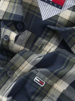 Herren Tommy Jeans Flanellhemd