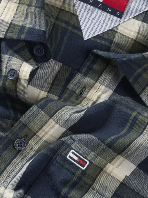 Herren Tommy Jeans Flanellhemd