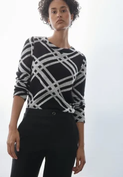 Damen Street One Flauschiges Langarmshirt