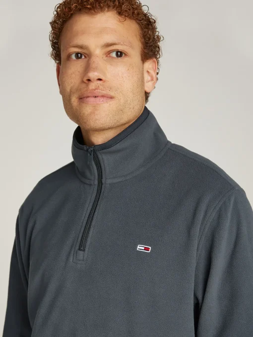 Herren Tommy Jeans Fleece Troyer