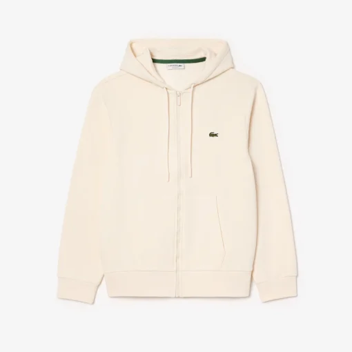 Herren Lacoste Fleece-Hoodie mit Reißverschluss